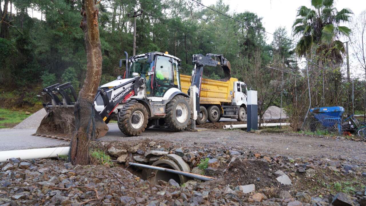 Ortaca’da  4 Bin Metrelik İçme Suyu Hattı Yenileniyor 1